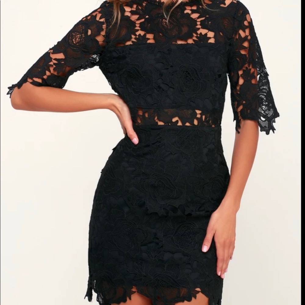 Lulus lace mini dress